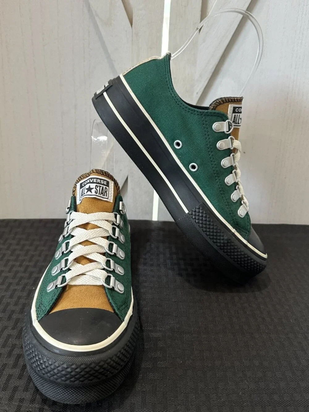Custom Chuck Taylor All Star Low Lift Platform By You Women's 6.5 - Picture 3 of 9